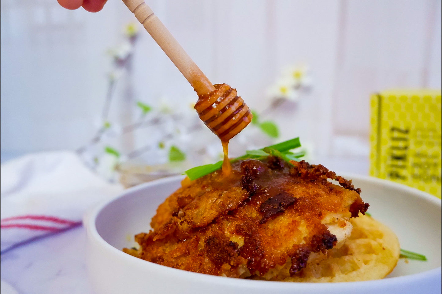 Chicken and Waffles with Hot Honey - Recipe