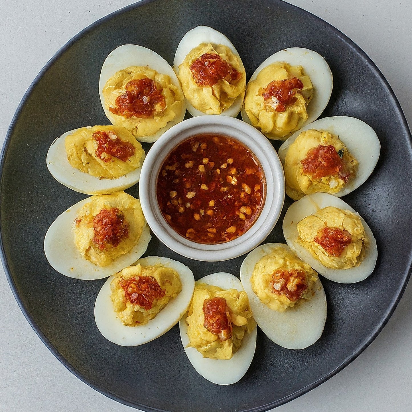 Deviled Eggs with Alexandra's Pikliz - Pikliz Recipe