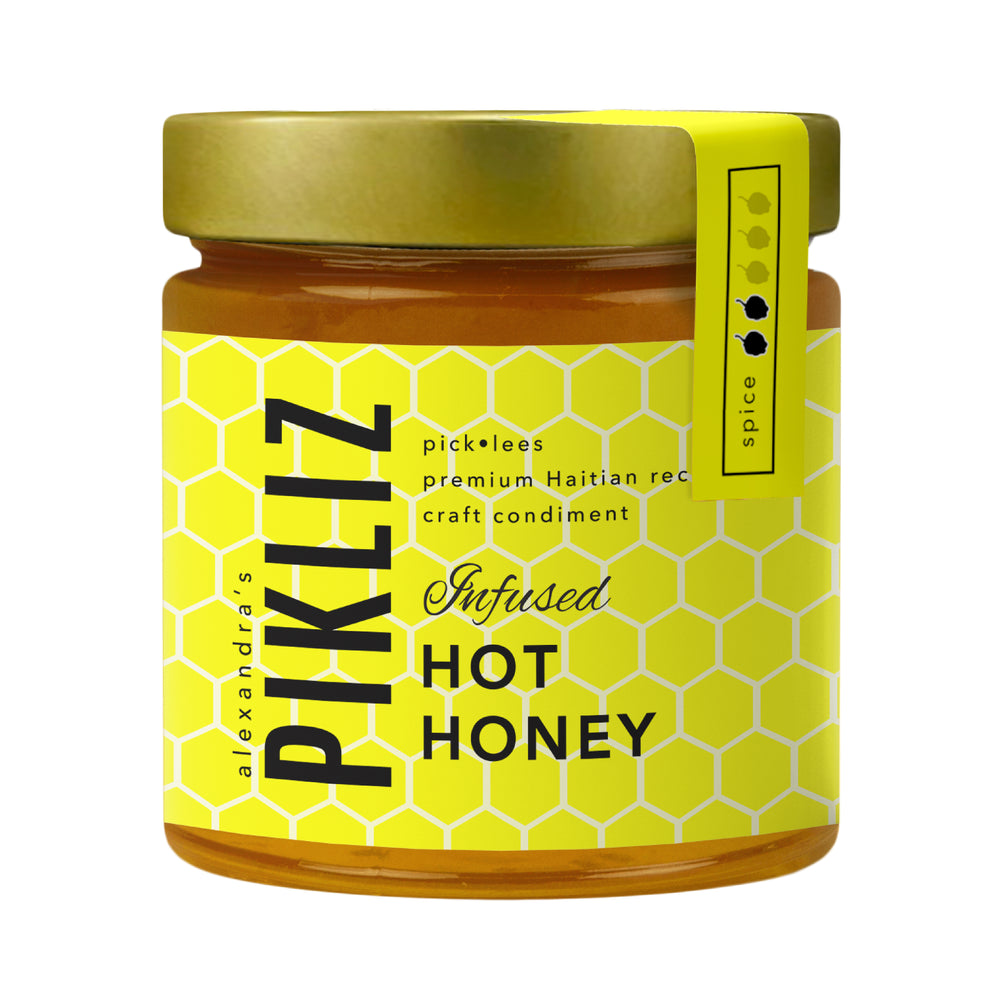 Alexandra's Pikliz Infused Hot Honey Singla Jar
