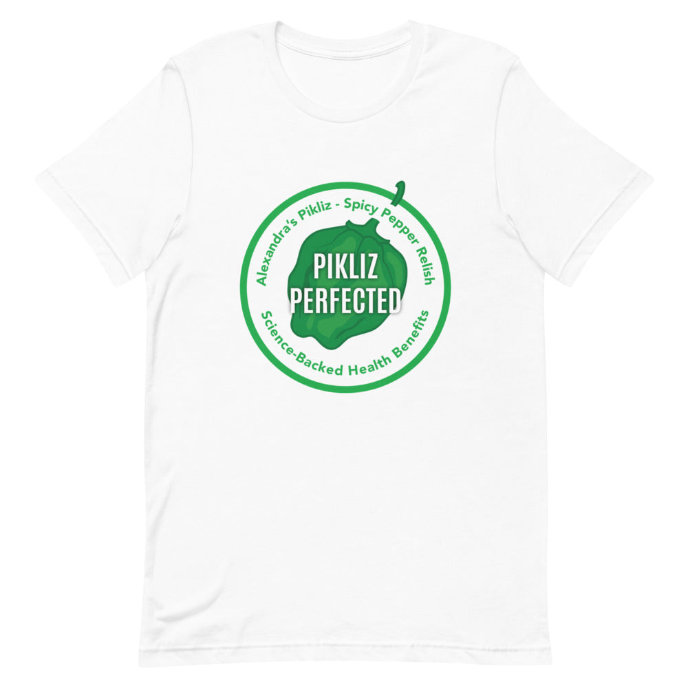 
                  
                    Stylish Pikliz Perfected white tee for any occasion
                  
                